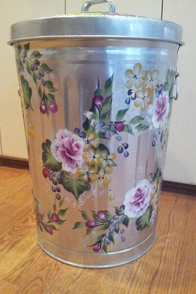 20 Gallon Galvanized with Roses,Filler Floral, Greenery
